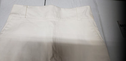 BANANA REPUBLIC Women Sleek Pencil Suiting Skirt Size 4 Off White Pre owned