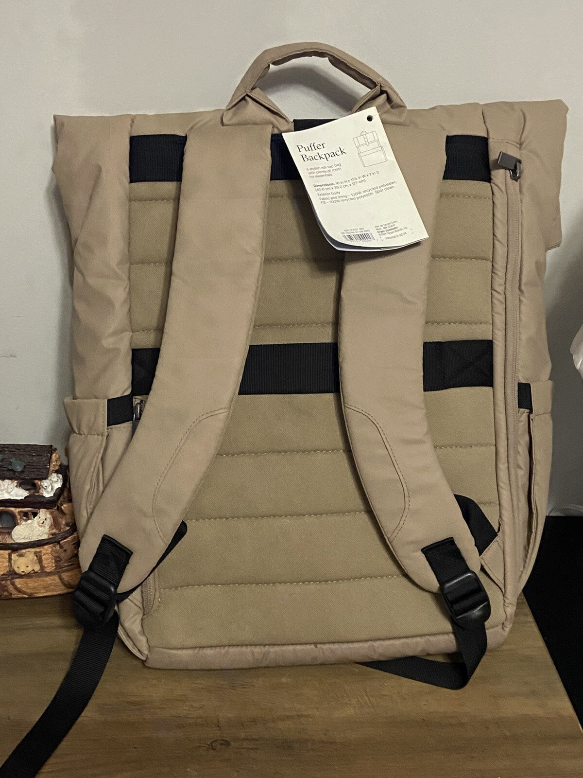 Puffer 16in Backpack Trolley Sleeve Zipper Compartment Fit 15in Laptop Travel