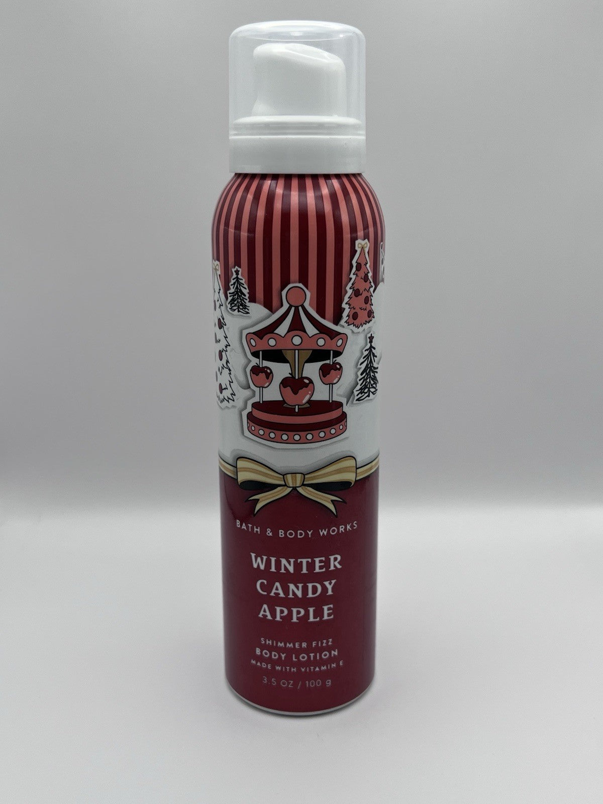 ALL NEW Winter Candy Apple Shimmer Fizz Body Lotion 3.5 oz Bath & Body Works