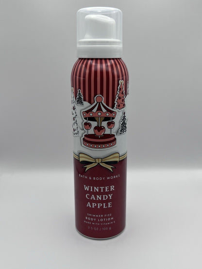 ALL NEW Winter Candy Apple Shimmer Fizz Body Lotion 3.5 oz Bath & Body Works