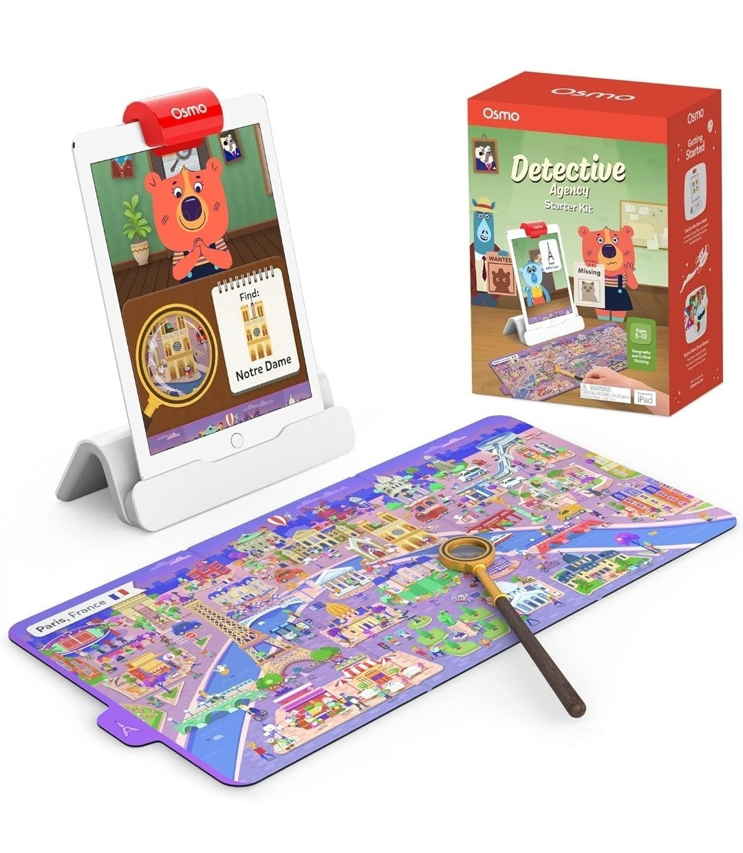 Osmo - Detective Agency Starter Kit for iPad, Learning Toys for 5 to 11 yrs Old 