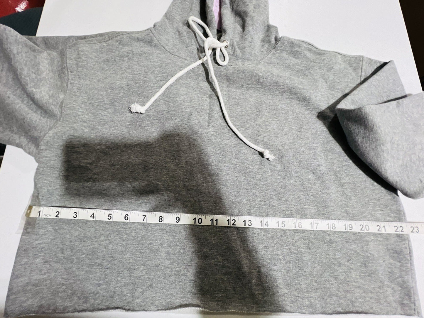 Wild Fable Women’s Heather Grey Cropped Hoodie Long Sleeve Medium NWT SRP$18