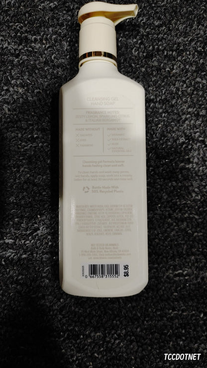 Bath &Body  Works KITCHEN LEMON CLEANSING GEL HAND SOAP 8 FL OZ
