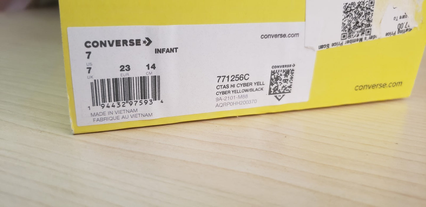 Converse China Town Market X Athletic Shoes 771256C Infant Size 7 New in Box