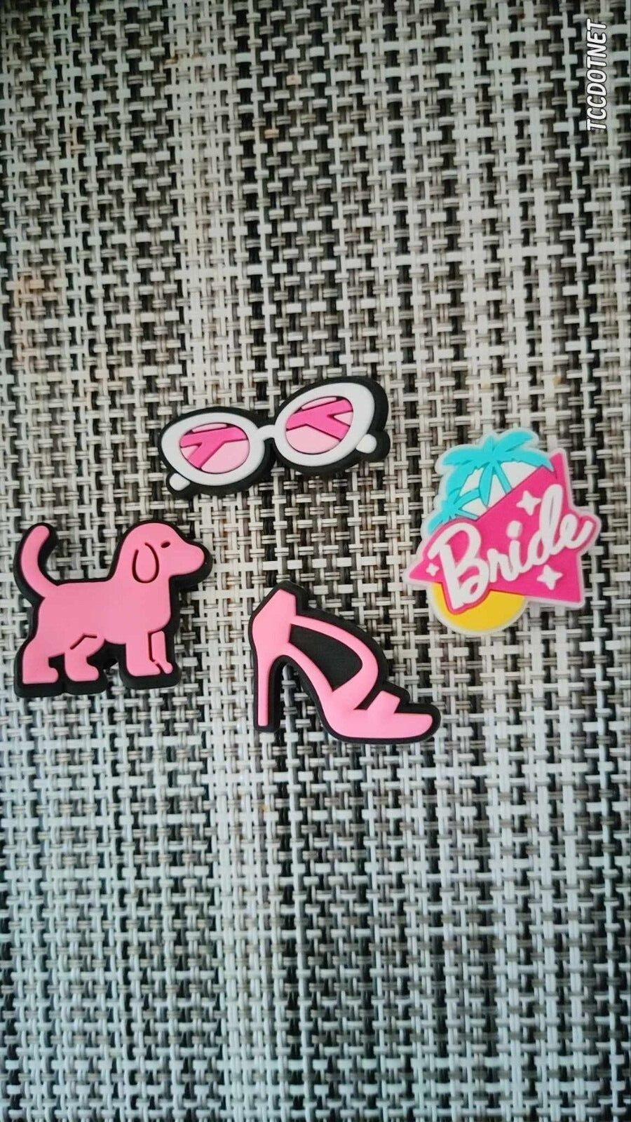 Barbie Movie Set Crocs Shoe Charms Jibbitz Girl Pink Car Heel NEW ( Pls Choose)