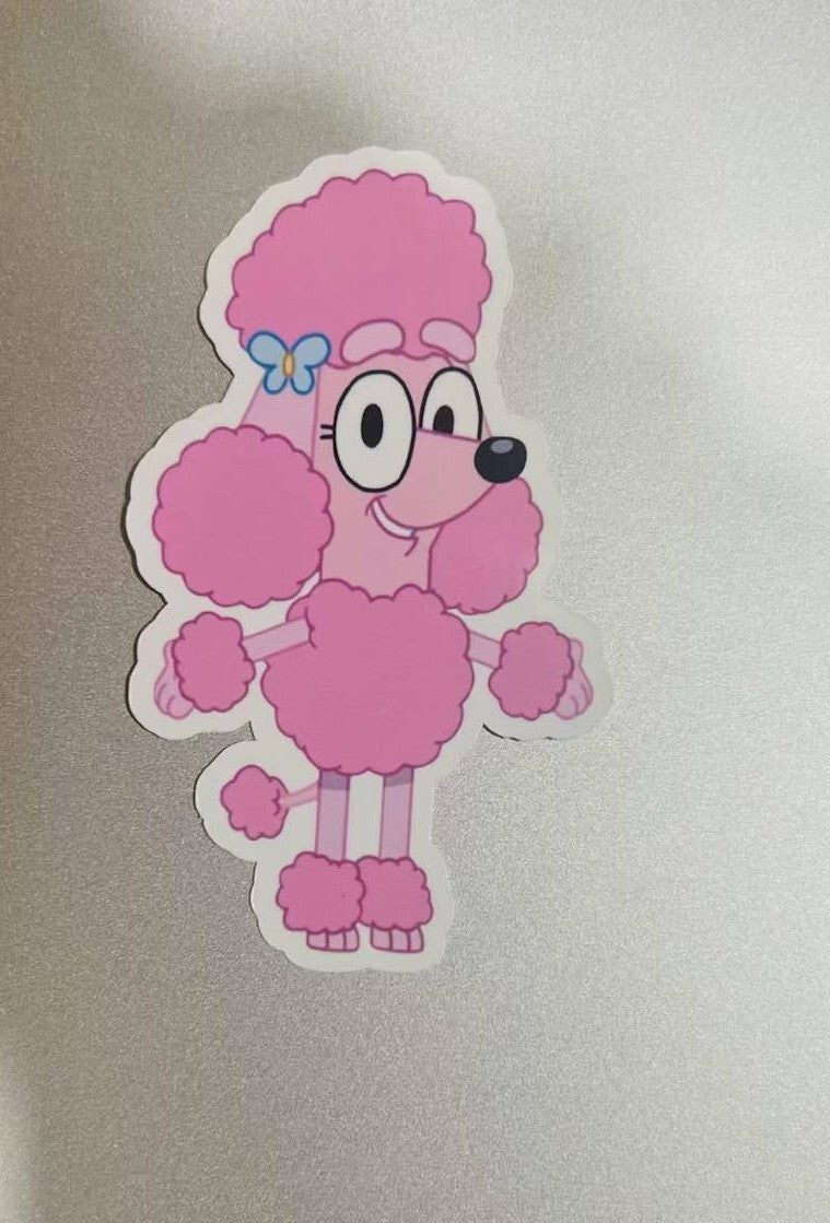 Bluey Stickers Die Cut ( Cricut Made) 3"x 2" New ( Select your Design)