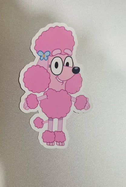 Bluey Stickers Die Cut ( Cricut Made) 3"x 2" New ( Select your Design)