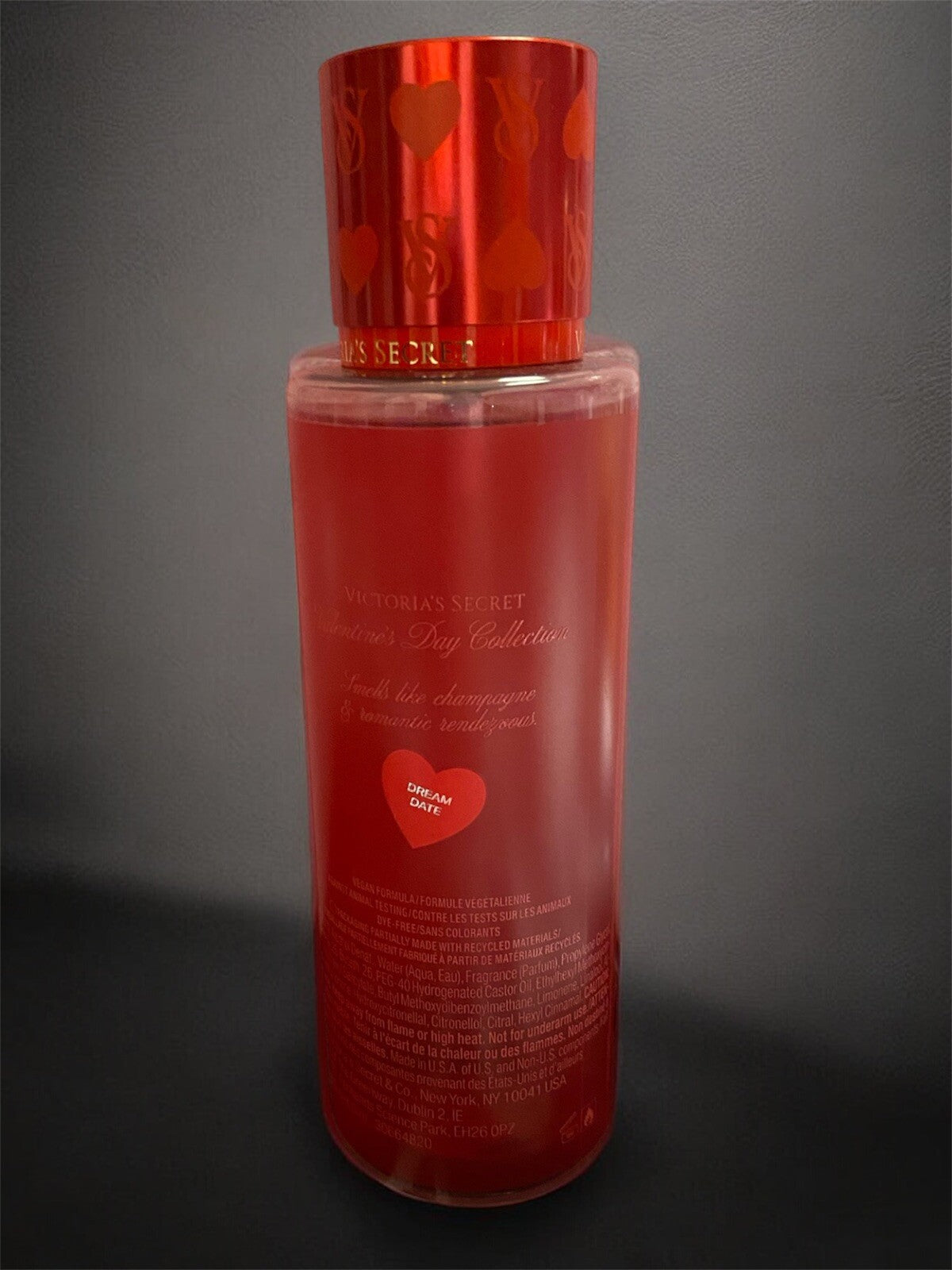 VICTORIA'S SECRET BUBBLES & BERRIES FRAGRANCE MIST VALENTINE EDITION 8.4 FL OZ