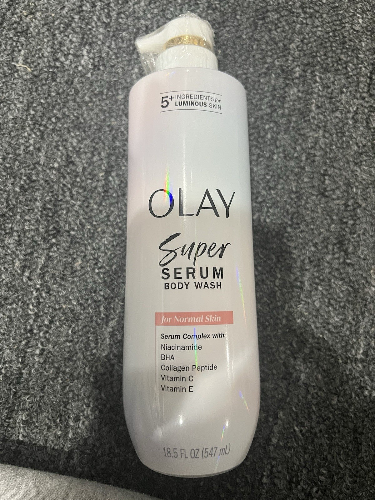 Olay Super Serum Body Wash for Rough & Bumpy Skin, 18.5 fl oz