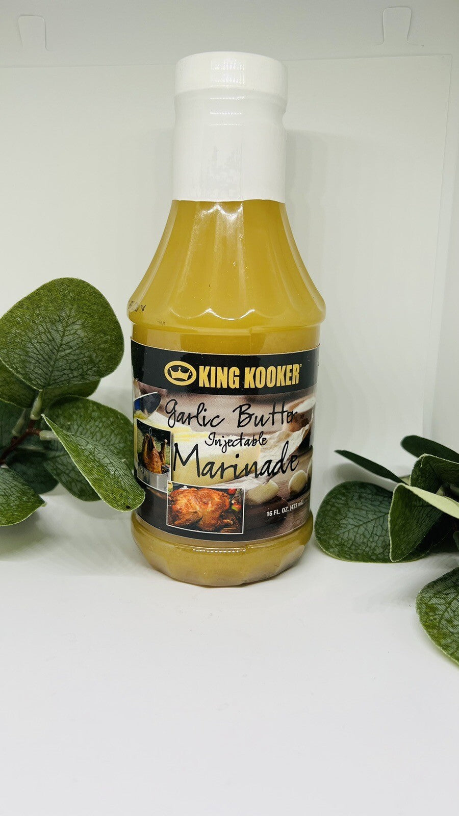 King Kooker Garlic Butter Injectable Marinade 16-Ounce 1 Bottle