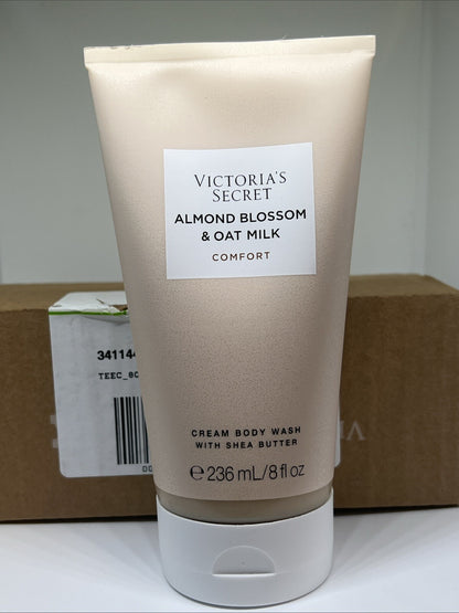 VICTORIA'S SECRET ALMOND BLOSSOM & OAT MILK MOISTURIZING CREAM BODY WASH 8fLoz