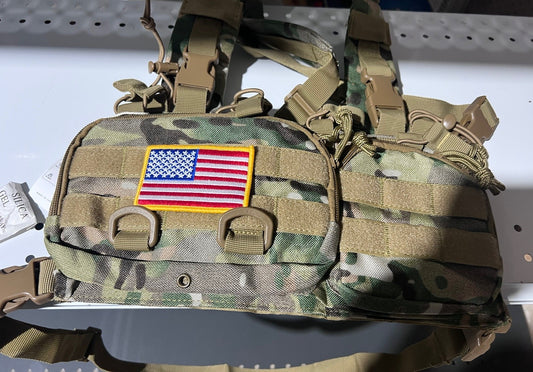 New High Quality Chest Rig Tactical Vest Pack Pouch System Waist Men Nylon