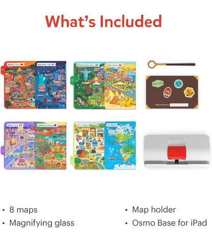 Osmo - Detective Agency Starter Kit for iPad, Learning Toys for 5 to 11 yrs Old 