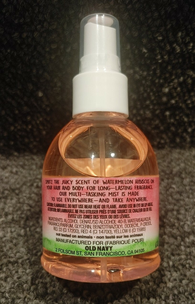 OLD NAVY Kindred Goods Watermelon Hibiscus Hair & Body Mist 5 fl oz