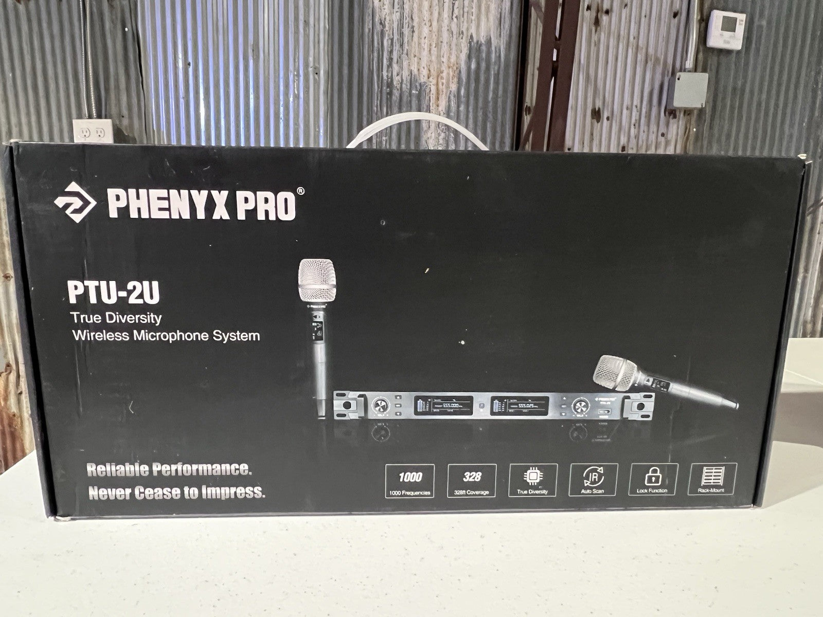 Phenyx Pro Wireless Microphone System, True Diversity Dual Cordless Mic Set, ...