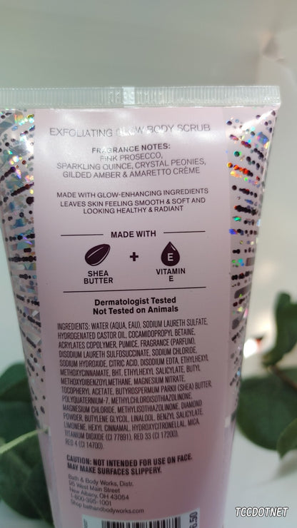 Bath & Body Works Exfoliating Glow Body Scrub A Thousand Wishes 8 oz NEW