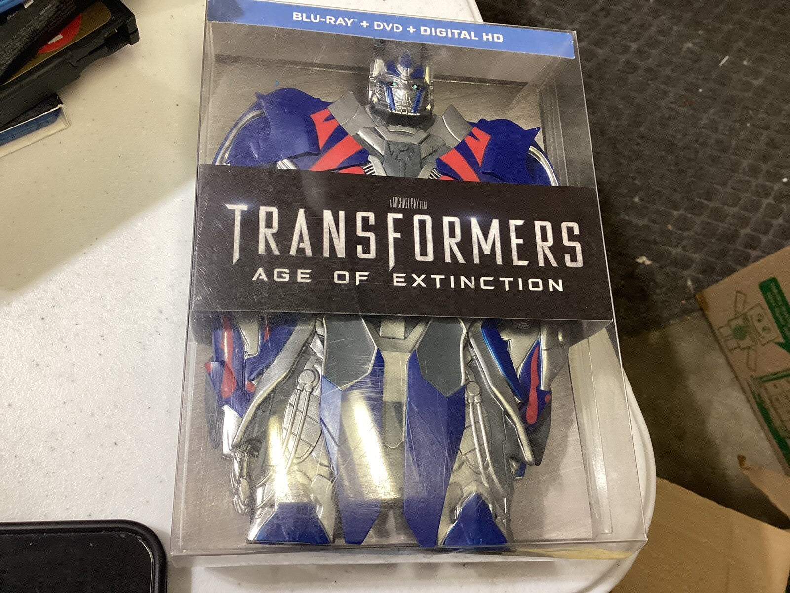 TRANSFORMERS AGE OF EXTINCTION Target Limited Edi BLU-RAY DVD Optimus