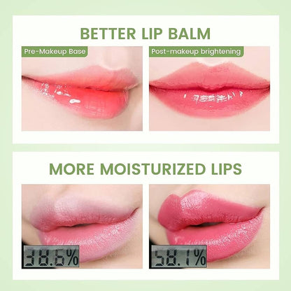 Aloe Vera Lipstick ,Lip Moisturizer Long Lasting Color Changing Petansy 3 Packs