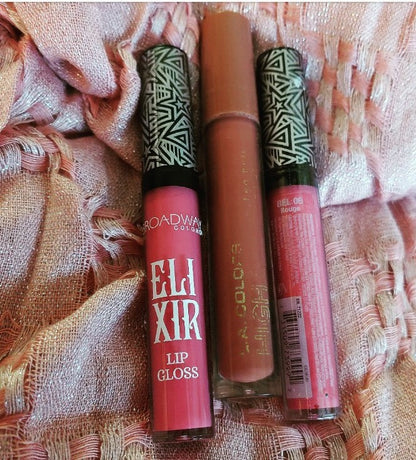 L.A. COLORS Lip gloss set CLG934 ~Dollface With 2 Broadway Colors lipgloss