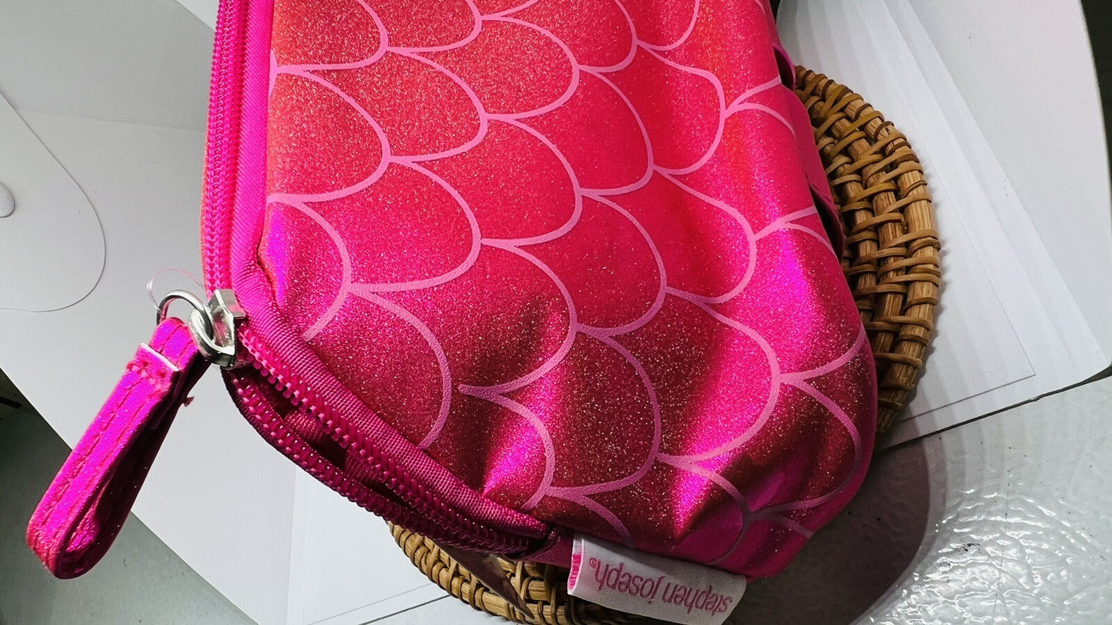 Stephen Joseph Mermaid Pencil Shimmer Pouch
