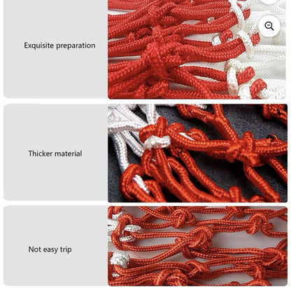 Basketball Net Replacement 12 Loops Red Heavy Duty Anti Whip - 2pk