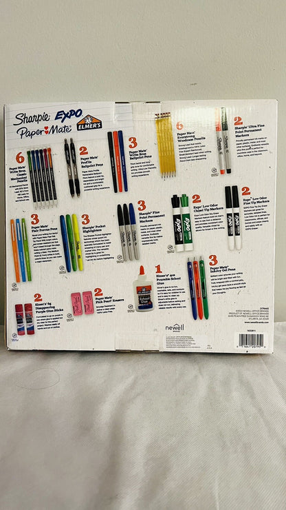 Sharpie/Expo/ Elmer's &Paper Mate 40-pc School Office Supply Set Kit NEW