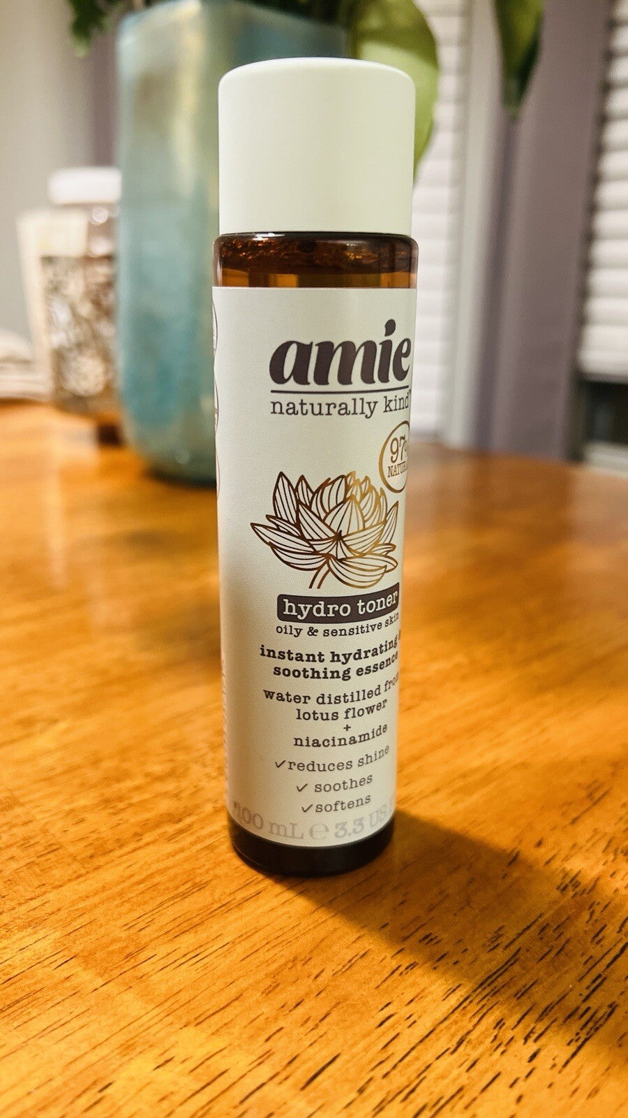 AMIE Naturally Kind Hydro Toner 3.3oz (97% Natural)