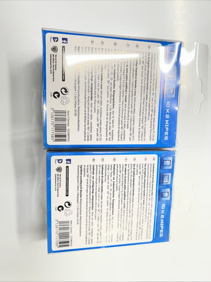 2 Superman Emtec Screen Cleaning Wipes 10 pk W/O Alcohol Tablets Phone TV Laptop