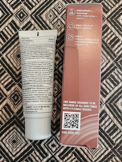 Neutrogena Purescreen+ Mineral UV Tint Face Liquid Medium Deep Exp 10/2024