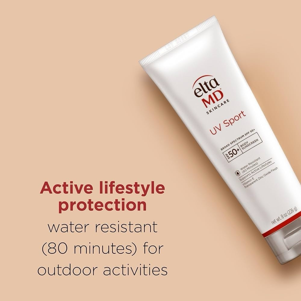 Elta MD UV Sport Full-Body Sunscreen SPF 50+  8oz /226g EXP date: 03/2026