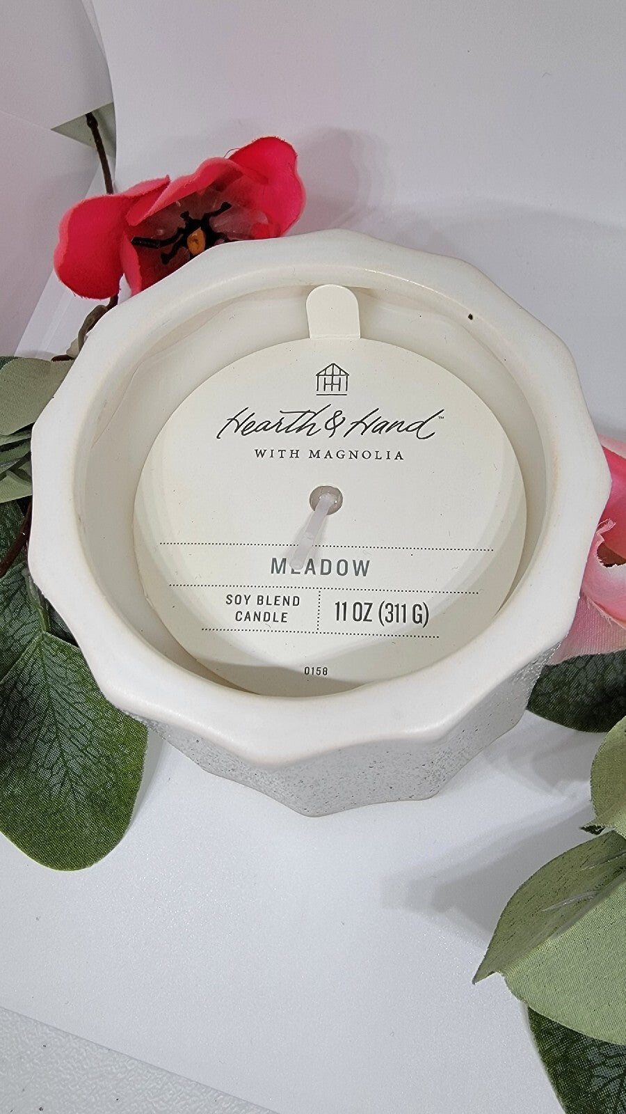 Hearth and Hand With Magnolia Soy Blend Candle Meadow Scent 