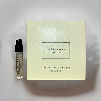 Jo Malone London Peony & Blush Suede Cologne Sample Vial Spray .05oz 1.5ml