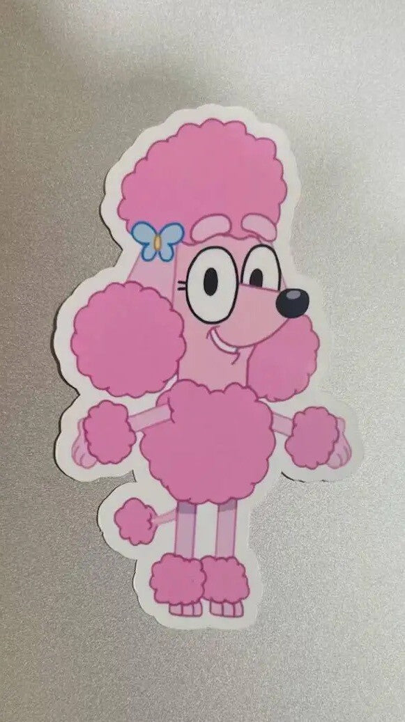 Bluey Stickers Die Cut ( Cricut Made) 3"x 2" New ( Select your Design)