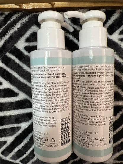 FOUND Skincare Licorice Root Face Lotion, 3.5 oz. | Brightening 2 Bottles NEW