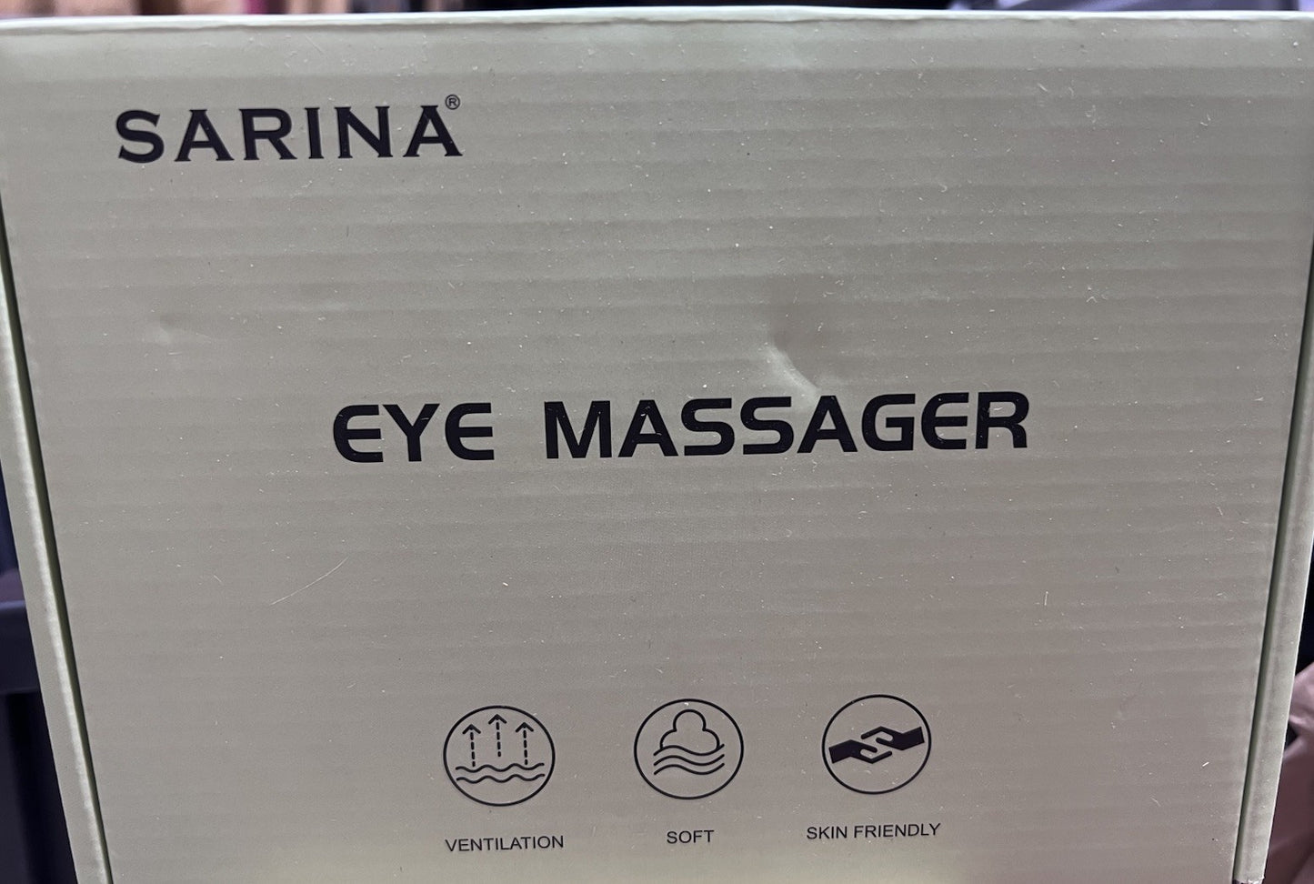Sarina Heated Eye Massager -Soothing Bluetooth Sound Eye Relief Migraines Stress