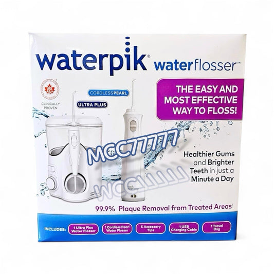 Waterpik Ultra Plus & Cordless l Water Flosser, White  Brand New/ Sealed in Box!