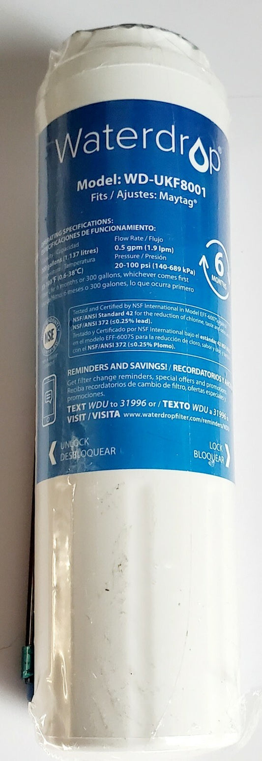 SEALED Waterdrop WD-UKF8001 Water Filter No Box