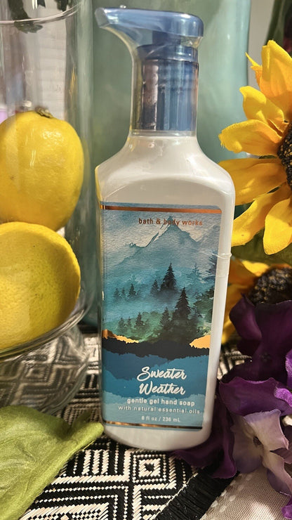 Bath and Body Works Sweater Weather Gentle Gel Hand Soap 8.0 fl oz
