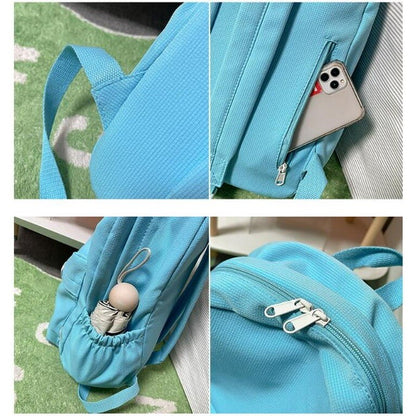 Student School Backpack Kawaii Travel Casual Cute Bag Girls Women Rucksack CR