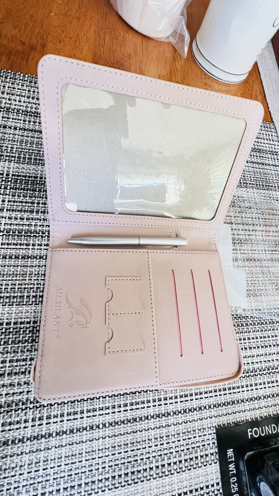 Passport & Vaccine Card Holder Hockey Design 6" X 4.5" New In Package