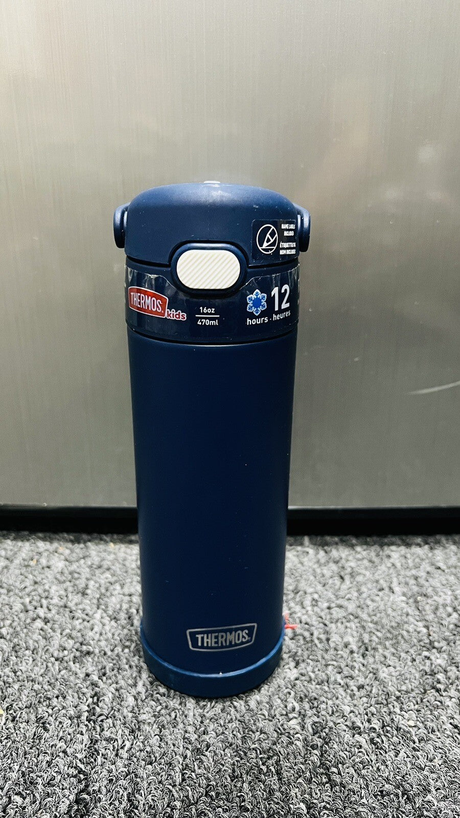 Thermos Kid's Funtainer Insulated Stainless Water Bottle 16oz Blue (see Details)