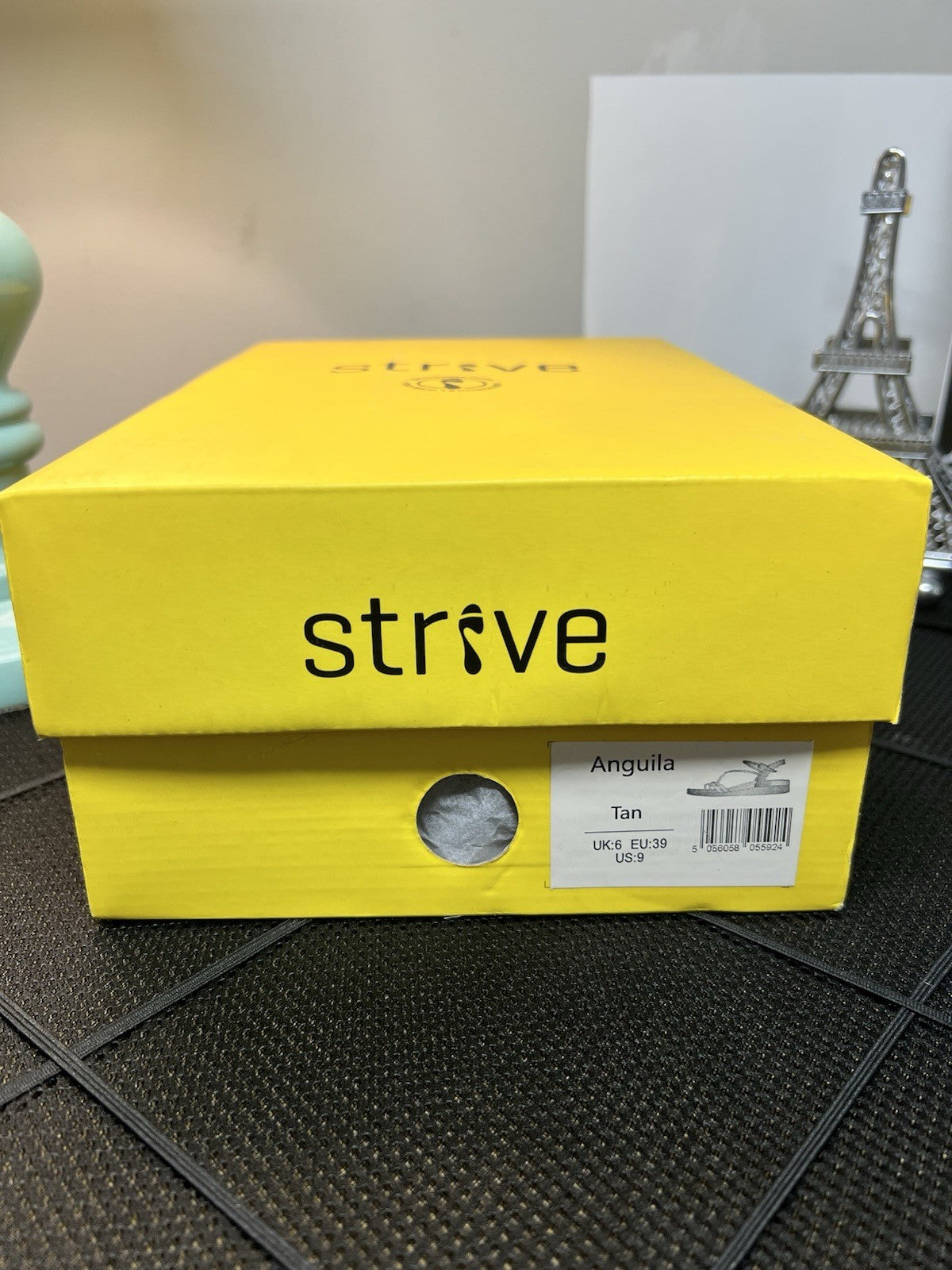 Strive Women's Anguila Sandal Tan  - 23121T, Tan Size 9 New in Box