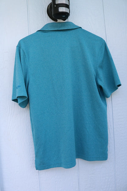 MENS CHAMPION DUO DRI POLO BLUE SHIRT SIZE S/P