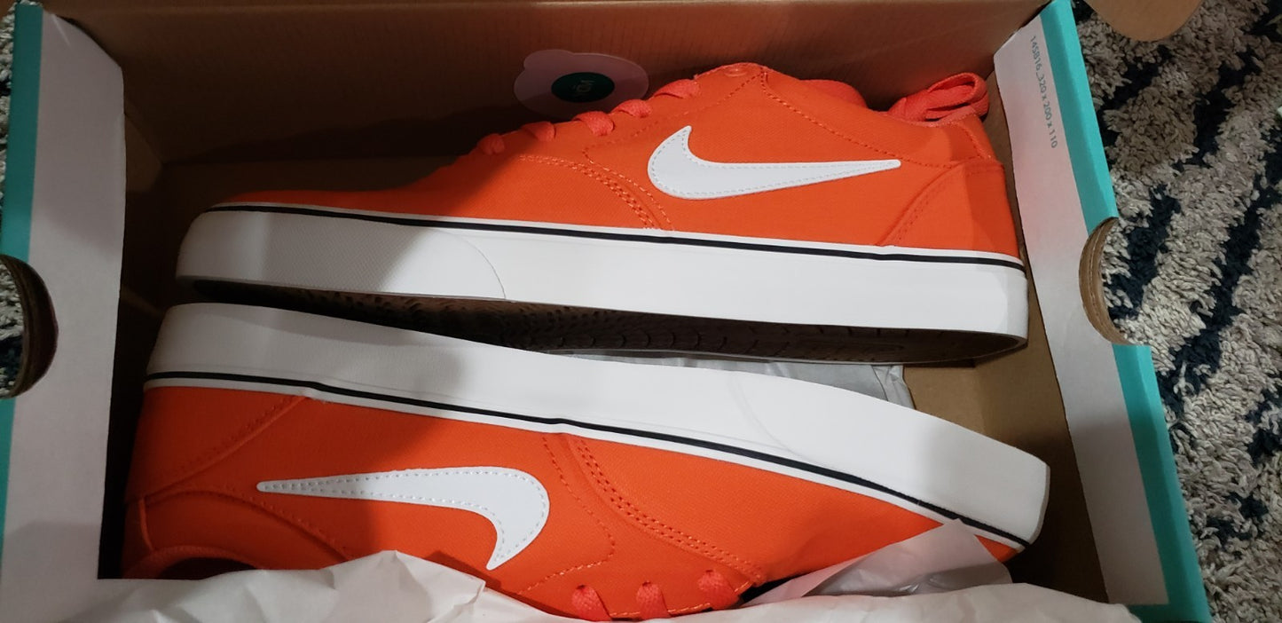 Nike Chron 2 Canvas SB Orange Men’s Shoes Size 10