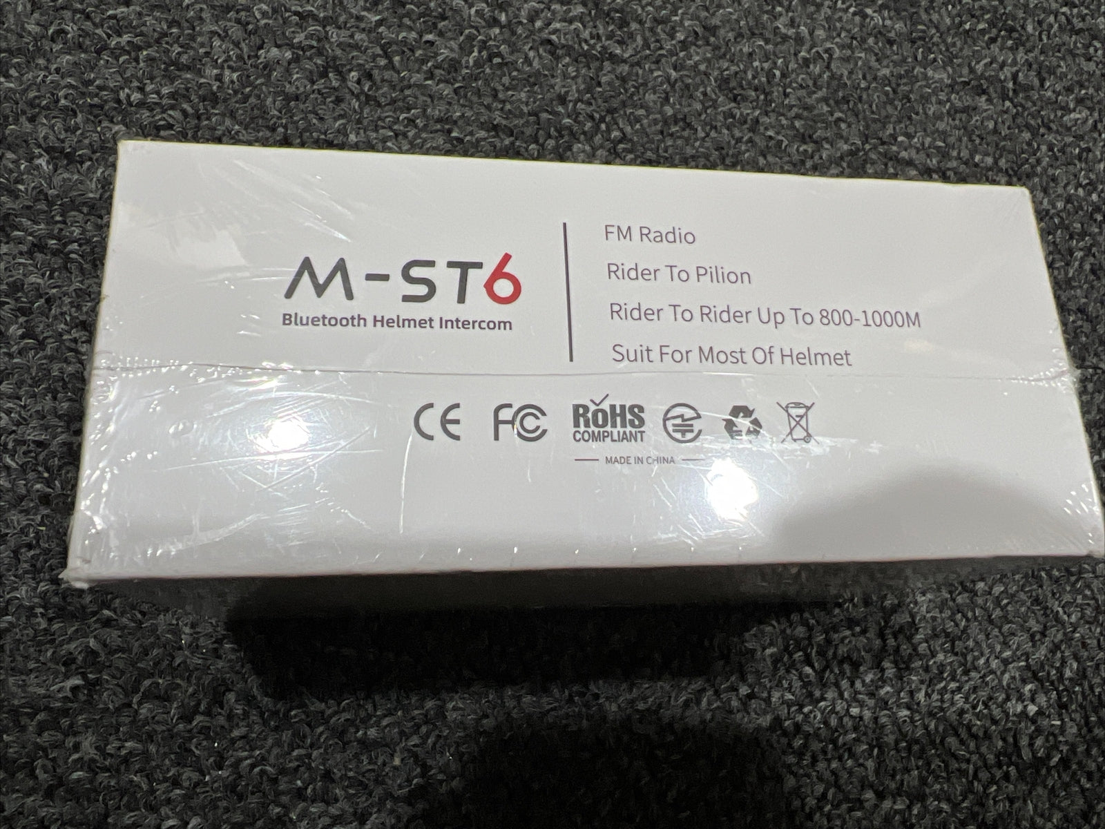 Motorcycle Bluetooth Headset M-ST6 1000m Motorcycle Helmet Bluetooth Radio Inter