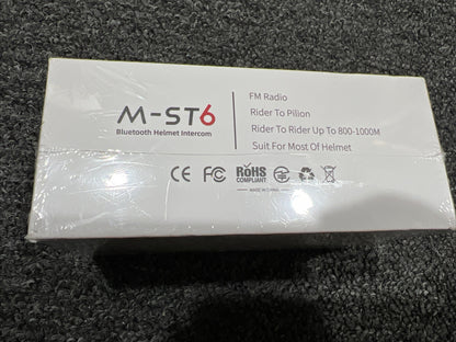 Motorcycle Bluetooth Headset M-ST6 1000m Motorcycle Helmet Bluetooth Radio Inter