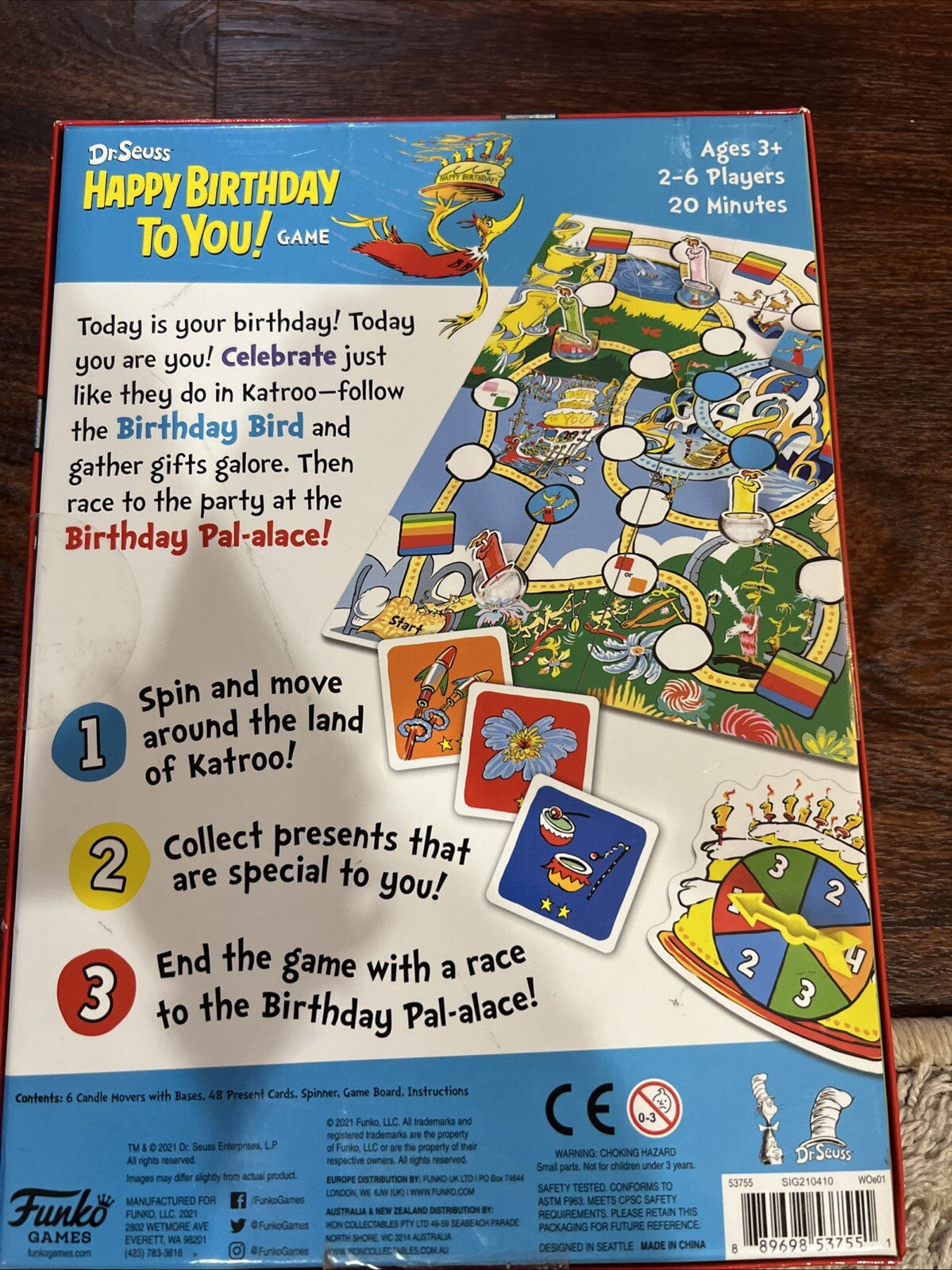 Dr Seuss Happy Birthday To You Game / New