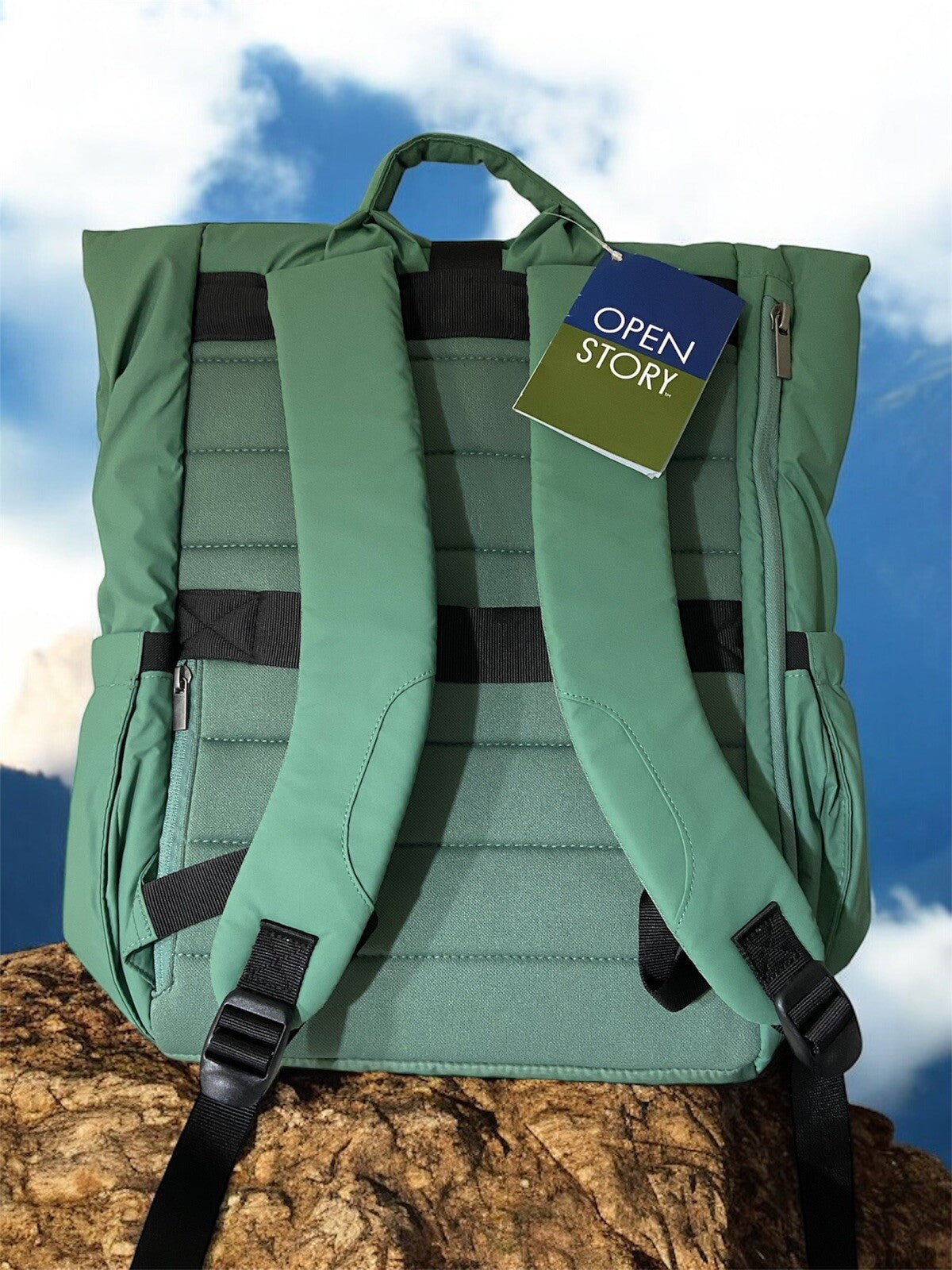 Puffer 16in Backpack Trolley Sleeve Zipper Compartment Fit 15in Laptop Travel