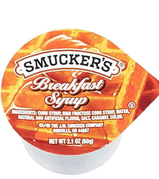 Smuckers Breakfast Syrup Caramel , 2.1 OZ /  60g (60 pcs per box) See Photos