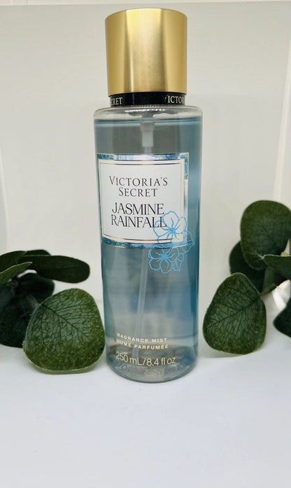 VICTORIAS SECRET Jasmine Rainfall Limited Edition Fragrance Mist 3 bottles